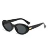 Influencer mismo estilo ovalados retro alta gama muestra temperamento protección solar gafas de sol adecuadas para conducir vacaciones viajes