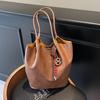 Bolsa de Mão Estilo Retro de Luxo Bolsa Saco para Mulheres 2026 Nova Moda Bolsa de Ombro de Grande Capacidade Bolsa Tote Versátil para o Dia a Dia