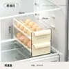 Caixa de armazenamento de ovos de duas camadas retrátil, organizador de ovos de grau alimentício para geladeira, empilhável, compartimentado, caixa de ovos anti-colisão