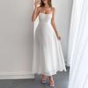 Vestido Pequeño de Tirantes Delgado para Vacaciones de Ocio Transfronterizas Di Yun Vestido para Mujer Primavera/Verano 2025 Estación Independiente de Amazon