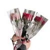 Nuevo Modelo de Comercio Exterior Espejo Rosa Superficie Bolsa de Flor Individual Bolsa de Empaque para Ramo Bolsa de Empaque para Flores Bolsa de Flor Individual Suministros para Floristería Mayoreo