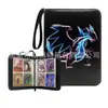 Álbum de Cartas Pokemon Álbum de Armazenamento de Cartas de Jogo Álbum de Cartas de Couro de Criatura Mágica Mais Álbum de Cartas com Folhas Soltas Nove Grades