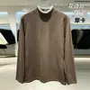 Camiseta base de manga larga de terciopelo cepillado doble cara con cuello de encaje de oreja de madera Zhongling para ir al trabajo 45-65kg 710