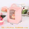 Caja para muffins con ventana fija pequeña pastelería occidental pastel postre caja para galletas cartón para postres para hornear regalo caja de embalaje portátil