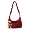 2024 Nueva Bolsa de Lona de Gran Capacidad Moda de Comercio Exterior Más Fácil de Combinar Bolso de Mujer Bolso de Hombro Bandolera Bolso Sobaco Bolso de Hombro para Estudiante