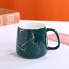 Taza Creativa con Tapa y Cuchara Taza de Cerámica Simple Nórdica Taza de Café Taza de Oficina Personalizada para Todos