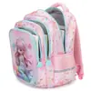 Mochila escolar al por mayor de fábrica con temática de sirena para estudiantes de primaria, diseñada para reducir la carga y proteger la columna vertebral, con una carcasa transparente 3D y gran capacidad