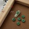 Joyas para uñas con diseño de celebridades de Internet, explosiones, Tai Chi, jade, candado de paz, bambú de alta calidad, nuevo estilo chino, joyería estéreo para uñas.