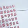 Adesivos de Arte para Unhas Vermelhos Estilo Ano Novo Série de Arte para Unhas com Citações de Sorte Estilo Chinês Adesivos de Decoração para Unhas Vestíveis