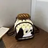 Bolsa feminina transfronteiriça, novo design de cachorrinho de desenho animado, pequena mochila, estilo preppy, bolsa de mão fashion, bolsa de ombro casual