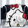 Hello Kitty desenho animado série Sanrio manta de flanela inverno novo manta de ar condicionado infantil atacado