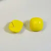 Joias de Estilo Europeu e Americano, Brincos Quadrados Geométricos Lisos Simples, Brincos Coloridos Doces Versáteis da Moda, Acessórios de Orelha Cubo de Açúcar