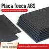 Material de Folha ABS Preto Fosco, Superfície Fosca Unilateral de PP com Textura Grossa, Textura de Casca de Laranja, Textura de Lichia, Textura Automotiva, Processamento Preto e Branco