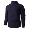 Outono/Inverno 2026 Masculino Térmico Dupla Face Escovado Cor Sólida Quente Top Camiseta Masculina Cor Sólida Camada Base
