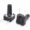 Chave Tátil 6*6*4.8 Plug Lateral Pressão Lateral 2 pinos Chave de Tecla Lateral Micro Chave de 2 Pinos Chave de Brinquedo