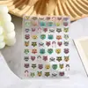 Rosa relevo tridimensional com cola Xingshi adesivos de unha mais vendidos Ano Novo ano do Coelho estilo nacional moda decoração de unha em relevo tridimensional