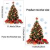Comércio Exterior Amazon Árvore de Natal Presentes, Decorações de Feriado, Embelezamento de Janelas de Casa, Adesivos para Vidro de Janela de Casa