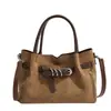 Bolsa Grande Bolsa para o Dia a Dia Casual Elegante Temperamento Nova Tendência 2026 Simples Japonesa Coreana Bolsa de Ombro Único Bolsa Tote de Grande Capacidade