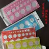 Conjunto de Ferramentas para Paper Quilling, Régua Universal, Moldes para Paper Quilling, Ferramenta para Papel Amassado, Ferramenta de Relevo, Caneta de Quilling, Disco de Enrolar, Torre de Quilling, Agulha de Contas
