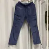 Cp Cross-Border Company Pantalones Casuales de Metal y Nailon con Múltiples Bolsillos, Cordón y Estilo Jogger de Ropa de Trabajo en Varios Colores, Estilo Americano