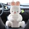 Caja de Pañuelos para Coche Bote de Basura Dos en Uno Creativo Lindo Caja de Papel para Coche Decoración de Coche Suministros para Caja de Reposabrazos