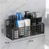 Estante de Almacenamiento de Montaje en Pared sin Taladro, Cesta Colgante, Artículos de Primera Necesidad para Cocina, Baño, Inodoro, Sala de Estar, Dormitorio
