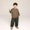 Sudadera Changguo Clothing para Niños Conjunto de Otoño Top con Bordes Deshilachados para Primavera y Otoño Estilo Coreano Suéter de Manga Murciélago para Niños Pequeños