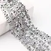 Contas de vidro cristal galvanizado contas de amendoim novos acessórios de joias diy contas soltas pulseira acessórios de cabelo fabricantes