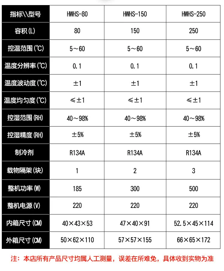 HWHS-150生化恒温恒湿培养箱 图片5