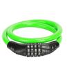 Candado de código de cuatro dígitos para bicicleta bicicleta de montaña bicicleta de alambre de código ajustable color candado de anillo de código de alambre antirrobo de cuatro dígitos