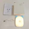 Luz Noturna LED Inteligente de Economia de Energia Carregável Quarto Mesa de Cabeceira Atmosfera Noturna Sono Alimentação do Bebê Sensor de Proteção Ocular Luz