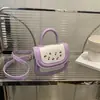 Bolsas Femininas da Moda 2026 Nova Moda Bolsa de Mão Quadrada Pequena Fofa Ins Versátil Bolsa de Ombro Transversal Dopamina