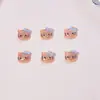 Decoraciones populares para uñas estilo caricatura japonesa con temática de gato KT, pequeños accesorios de resina, aretes DIY, pinzas para el cabello y accesorios para uñas, al por mayor