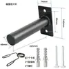 Equipamento de Fitness Barra Plates Manga Plástico Aço Revestido Gancho Suporte Bandeja Rack de Bandejas Almofada para Barra Rack de Suporte para Drop Cannon