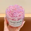 Gomas de Pelo Desechables Pequeñas para Niñas, Bandas de Pelo Coloridas de Alta Elasticidad para Niños Pequeños y Niñas, Gomas Pequeñas para Coletas