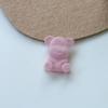 Otoño e Invierno Terciopelo Afelpado Parche de Oso de Peluche DIY Accesorios Acrílicos Aretes Horquilla para el Cabello de Mujer Material para Carcasa de Teléfono Móvil