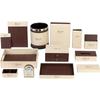 Set de Artículos de Cuero para Habitación de Hotel, Caja de Almacenamiento para Artículos de Tocador, Bandeja, Dispensador de Pañuelos, Caja para Control Remoto, Suministros de Almacenamiento para Casa de Huéspedes