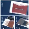 Bolsas de archivo transparentes tamaño A4 al por mayor bolsas de plástico PVC bolsas de PP para almacenamiento material de oficina bolsas con broche para imprimir logo