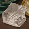 Roupa Íntima Feminina de Renda de Cintura Alta Afina a Barriga Levanta o Bumbum Sexy Puro Desejo Ultra Fina Nova Respirável Shorts Triângulo Feminino