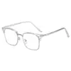 Nuevas y Modernas Monturas Cuadradas para Gafas para Hombre, Gafas sin Graduación con Filtro de Luz Azul, Se Pueden Personalizar con Lentes Graduados