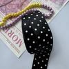 24mm Importado de Japón Alto Brillo Lindo Puntos de Polka Niños Accesorios para el Cabello Lolita Lazo Pasador para Pelo de Mascota Cinta Ap