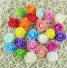 Flor Artificial Rosa Cruzada 3,5cm Cabeça de Flor de Espuma Planta Artificial Flor Artificial Urso de Rosa Flor Rosa Atacado
