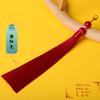 Nuevo colgante de borla con hebilla de langosta de 13 cm, accesorio de ropa, accesorios pequeños de bricolaje, colgante de abanico, borla de flauta