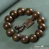 Venta Directa de Fábrica de Pulseras de Cuentas de Sándalo Dorado para Hombres y Mujeres, Pulseras de Múltiples Vueltas para Parejas, Cuentas de Oración y Joyería Decorativa al por Mayor