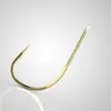 Isca de batalha Gancho de pesca japonês Haixi Dourado com farpa Gancho de milho para pesca de jangada Gancho misto para carpa carpa suprimentos de equipamento de pesca atacado