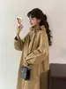 Chamarra cortavientos estilo coreano huevo huevo viento casero con cordón ajustable con capucha ropa de mujer Dongdaemun nuevo otoño