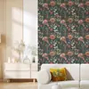 Papel de Parede Espessado Autoadesivo Decoração de Parede de Alta Qualidade Adesivos de Parede de Flores e Plantas Verdes Decoração de Quarto Fornecimento Transfronteiriço Atacado