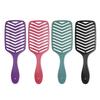 Peine Curvo Hueco Peine Curvo Elástico para Niñas Seco y Húmedo Herramienta de Peluquería para Masaje en Casa para Prevenir la Caída del Cabello