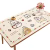 Mantel de Mesa de Dibujos Animados 2026 Nuevo Estilo Mantel Impermeable y a Prueba de Aceite Sin Lavado Mantel para Mesa de Café Mantel de Protección de Mesa de Gama Alta de Lujo Ligero