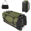 Mochila de Viagem Grande Capacidade 86 Litros Dobrável com Rodas, Compartimento Independente para Sapatos, Feita Sob Medida, para Viagens ao Exterior, Acampamento ao Ar Livre